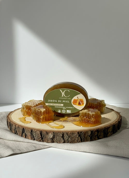 Jabón de miel y menta -Honey and mint soap
