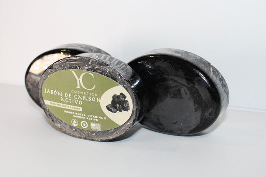Jabón de carbón activo-Activated charcoal soap