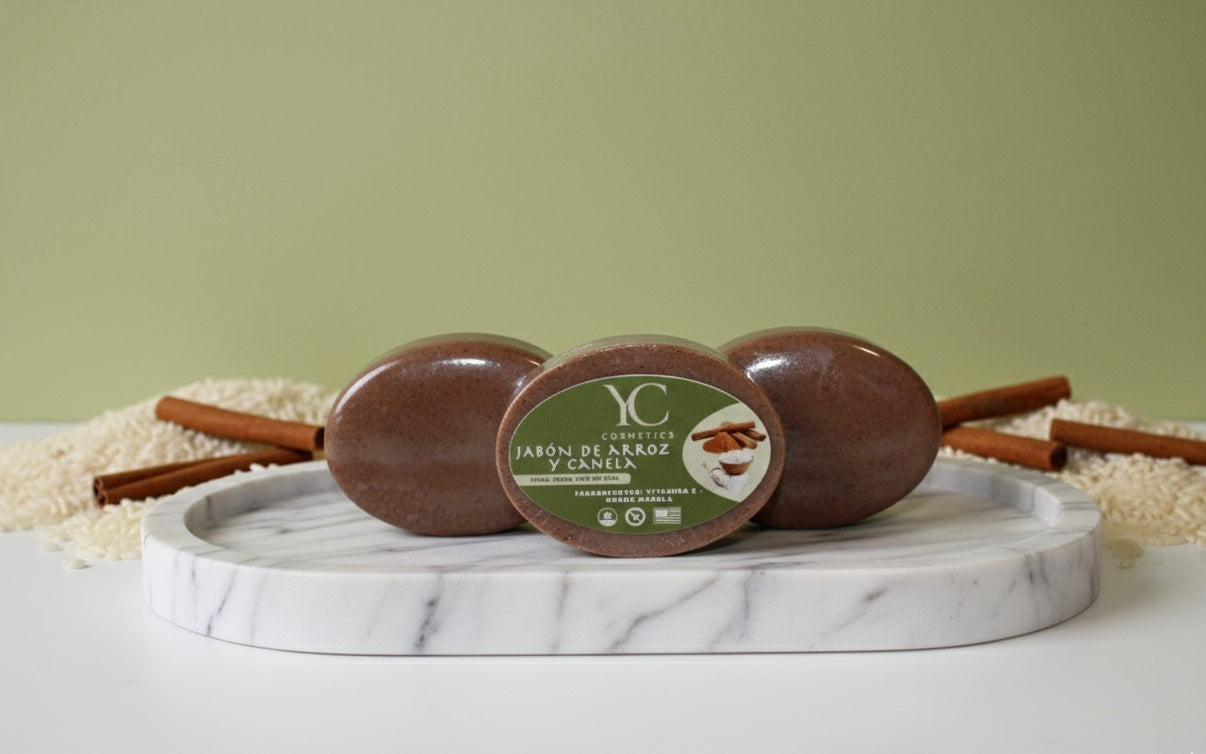 Jabón de arroz y canela - Rice and cinnamon soap