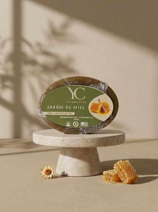 Jabón de miel y menta -Honey and mint soap