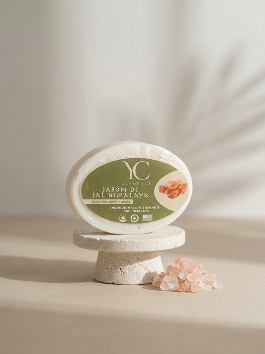 Jabón de sal himalaya - Himalayan salt soap